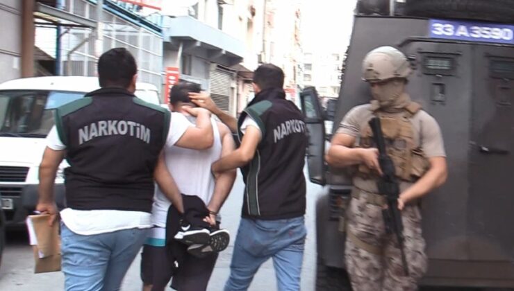 Mersin’de aranan şahıslara ve uyuşturucu tacirlerine operasyon: 41 gözaltı