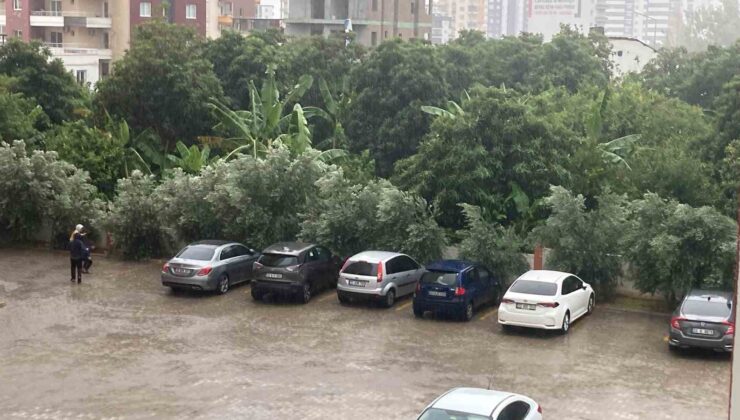 Mersin’de Toroslardan sahile kadar yağmur etkili oldu