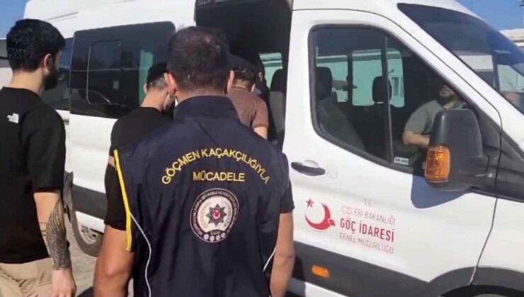 Mobil Göç aracının kullanıldığı uygulamada 11 düzensiz göçmen yakalandı