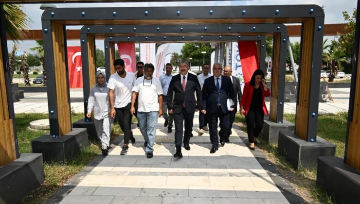 Osmaniye Millet Bahçesi’nde sona gelindi