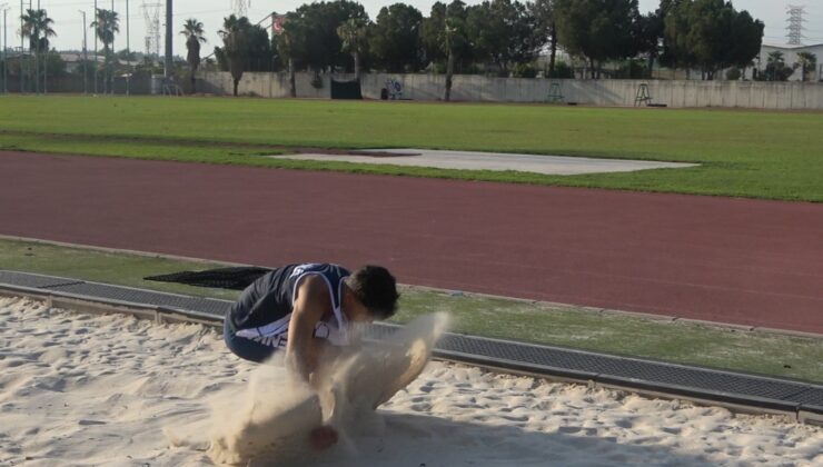 Osmaniyeli depremzede sporcu, Türkiye rekoru kırdı