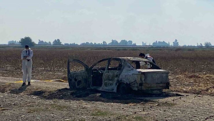 Otomobil yanıp küle döndü, sürücü öldü
