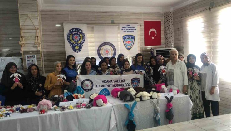 Polis “Amigurami ve Dolgu Bebek” kursunda 30 öğrenciyi eğitti