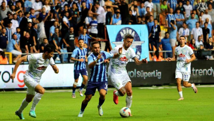 Trendyol Süper Lig: Adana Demirspor: 1 – Çaykur Rizespor: 2 (Maç sonucu)