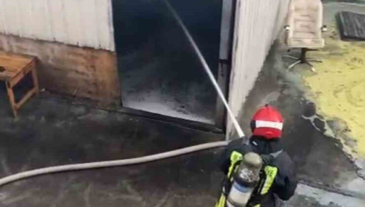 Yağ fabrikasında çıkan yangın kontrol altına alındı