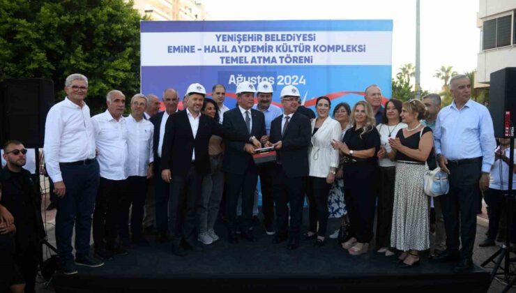 Yenişehir’de kütüphane ve taziyeevinden oluşan kompleksin temeli atıldı
