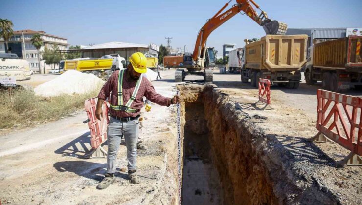 76 kilometrelik kanalizasyon şebeke hattının 21 kilometrelik bölüm tamamlandı