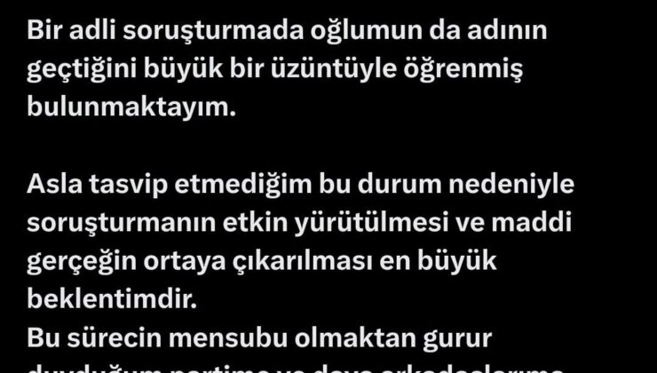AK Parti Adana Milletvekili Zenbilci partisinden istifa etti