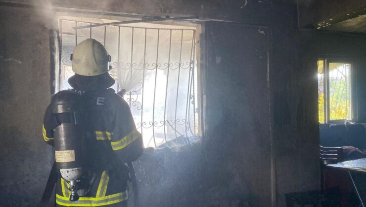 Antakya’da ev yangını