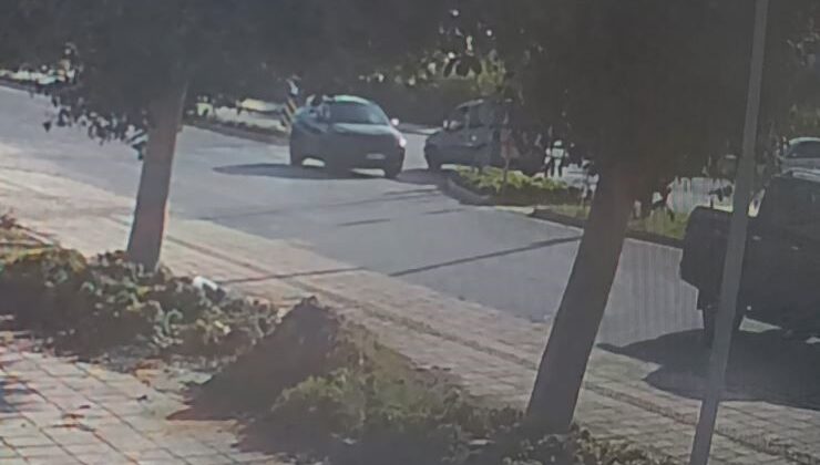 Antalya’da 2 kişinin yaralandığı kaza güvenlik kamerasında