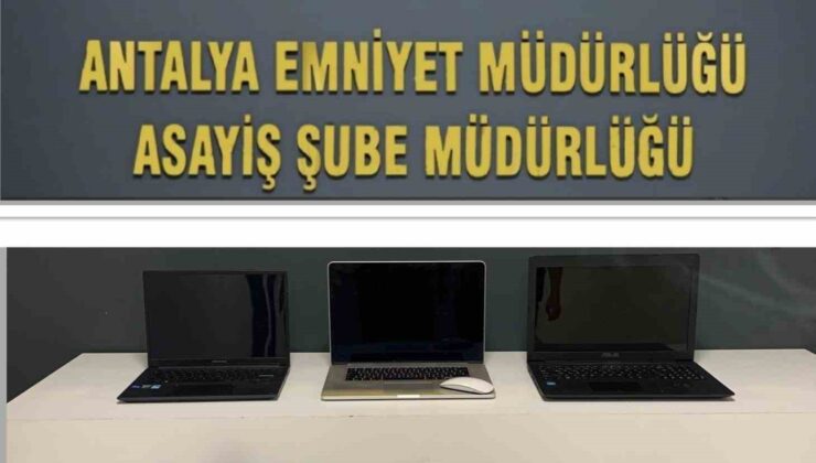 Antalya’da hırsızlık yapan iki kişi tutuklandı