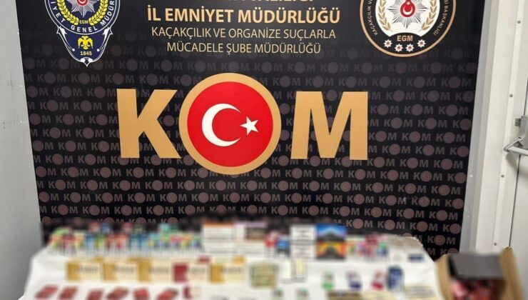 Antalya’da kaçak sigara ve sahte alkol operasyonu