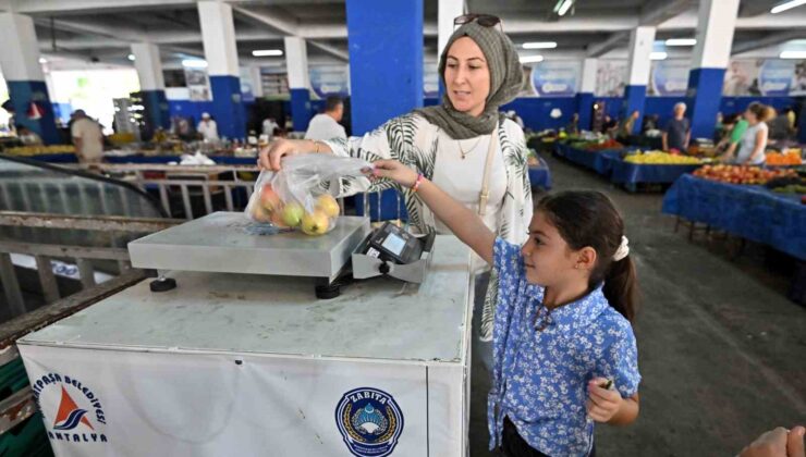 Antalya’da pazarlarda hassas terazi dönemi