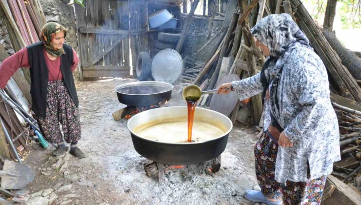 Antalya’da pekmez kazanları kaynamaya başladı