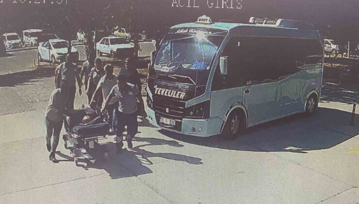 Baygınlık geçiren yolcu, minibüs şoförü tarafından hastaneye yetiştirildi