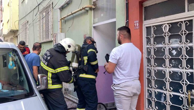Burdur’da çamaşır makinesinden çıkan yangın söndürüldü