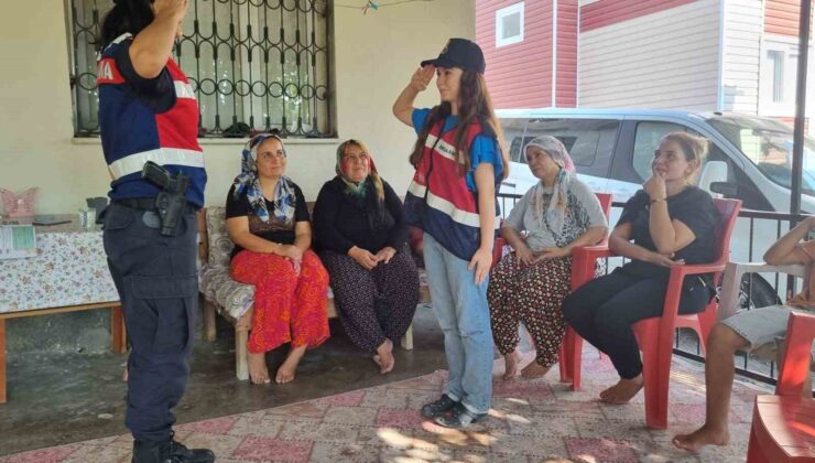 Büyüyünce jandarma olmak isteyen kıza sürpriz ziyaret