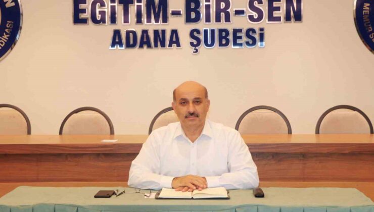 Eğitim-Bir-Sen Adana Şube Başkanı Sarıgeçeli: “Boykot ürünler kantinlerde yer almamalı”