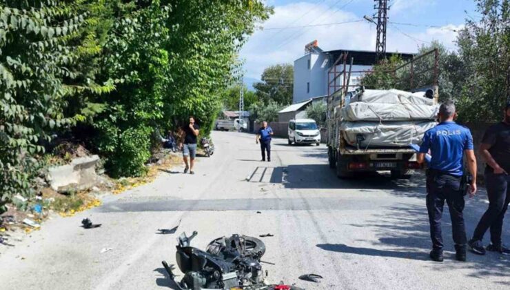 Erzin’de trafik kazası: 1 yaralı
