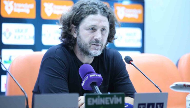 Fatih Tekke: “Bugün oyun anlamında hiç iyi olmayan bir Alanyaspor vardı”