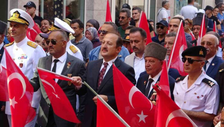 Gaziler Günü Mersin’de törenle kutlandı