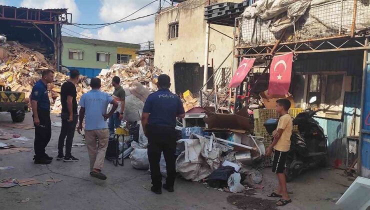 İskenderun’da hurdacılar denetlendi