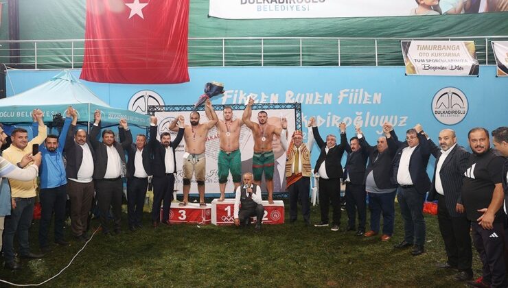 Kahramanmaraş’ta Bertiz Boyalı Güreş Festivali tamamlandı