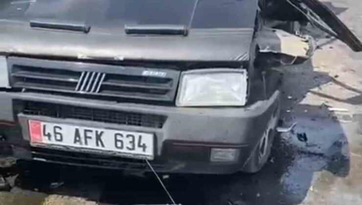 Kahramanmaraş’ta trafik kazası güvenlik kamerasında
