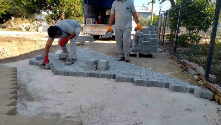Kemer’de altyapı çalışmaları sürüyor