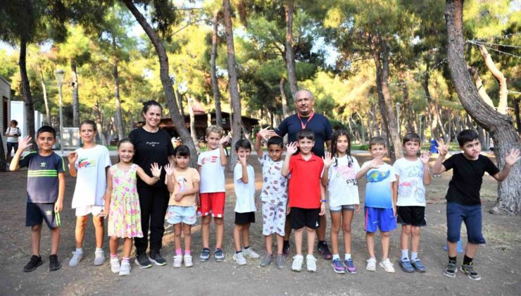 Konyaaltı’nda çocuklar eğlenirken öğreniyorlar