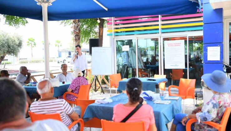 Konyaaltı’nda diyetisyenler emeklilerin ayağına gidiyor