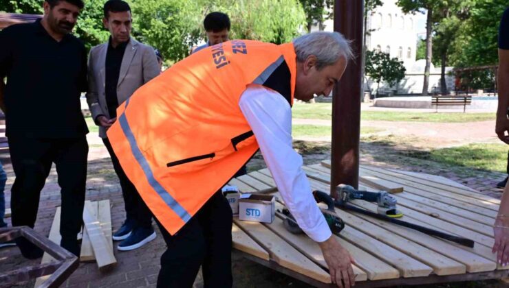 Mahalle sakinleri istedi, Şehit Ahmet Belen Parkı yenilendi