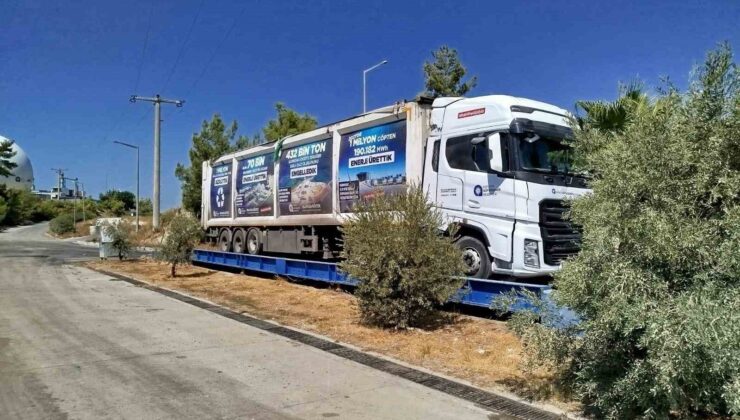 Manavgat katı atık transfer tesisi tam kapasite çalışıyor