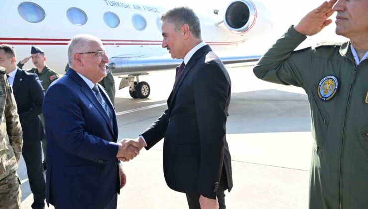 Milli Savunma Bakanı Yaşar Güler Isparta’ya geldi