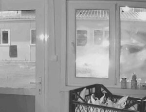 Otomobil, prefabrik iş yerinin içinden geçerek başka iş yerine çarptı: O anlar kamerada