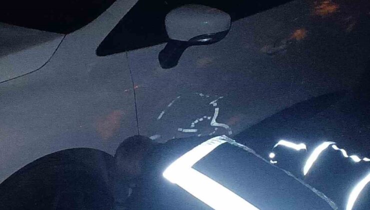 Otomobilin altında mahsur kalan köpeği itfaiye kurtardı