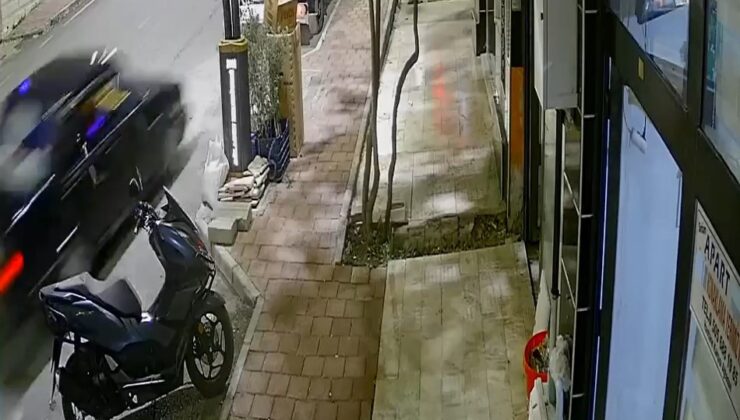 Park halindeki kamyonete çarpıp yaralandı
