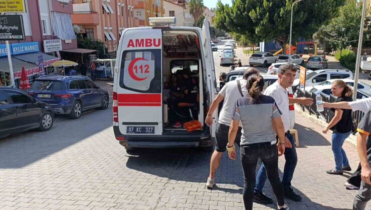 Rampa aşağı hareket eden aracı durdurmak isterken hastanelik oldu