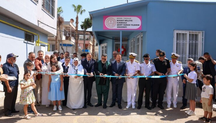 Şehit Piyade Uzman Çavuş Harun Yıldırım anısına yenilenen ana sınıfları açıldı