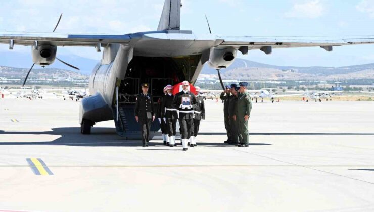 Şehit Uzman Çavuş Onur Çapan’ın naaşı Isparta’ya getirildi