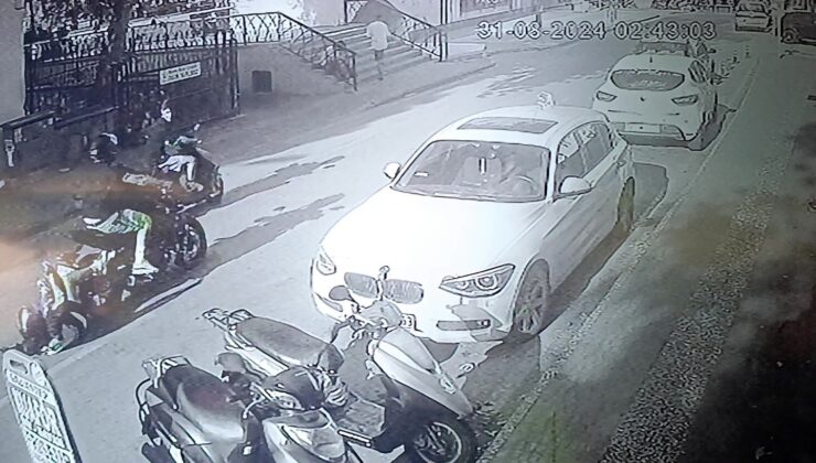 Sürücünün tek teker şovu genç kızı hastanelik etti
