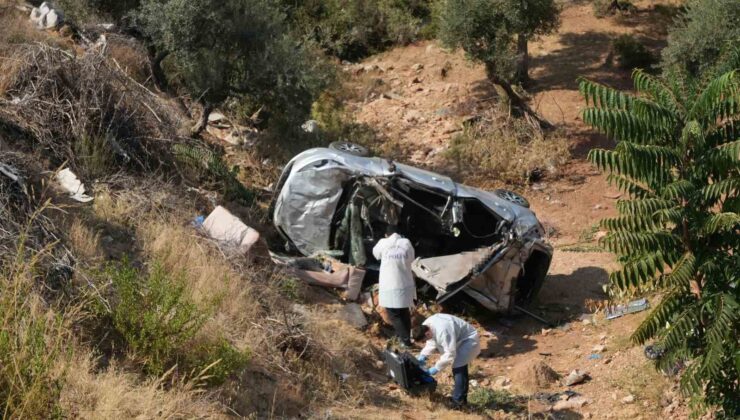 Takla atan araçtaki sürücü, kendisini kurtarmak isteyenlerden helallik istedikten sonra hayatını kaybetti