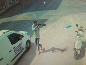 Tüp bayiini pompalı tüfekle taradı, korku dolu anlar yaşattı