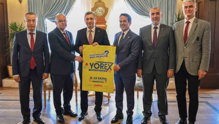 Vali Şahin ve Başkan Böcek’e YÖREX daveti
