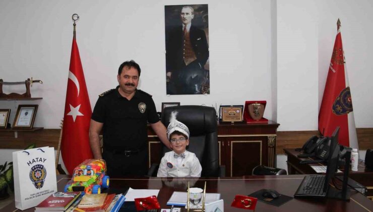 Vefat eden polisin emaneti, sünnet gününde unutulmaz bir gün yaşadı