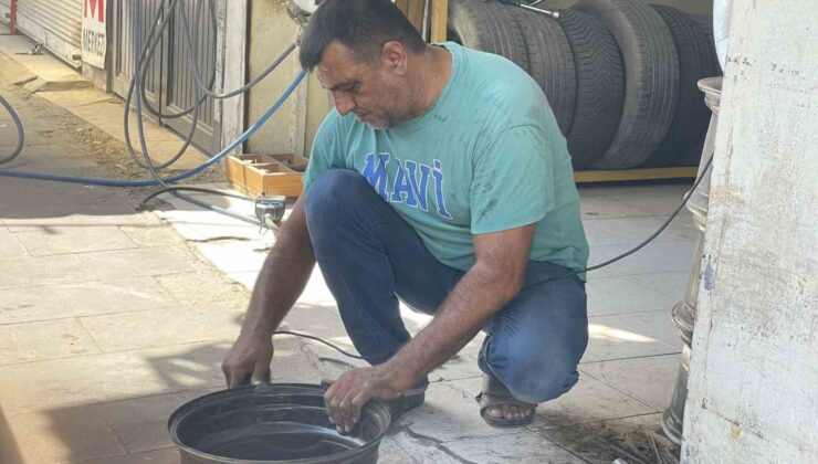 Yağmur sonrası ortaya çıkan çivi ve vidalar araçların başına dert oldu