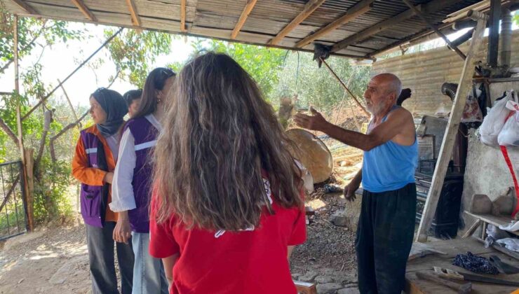 Yangından etkilenen vatandaşlara Büyükşehir’den psiko-sosyal destek