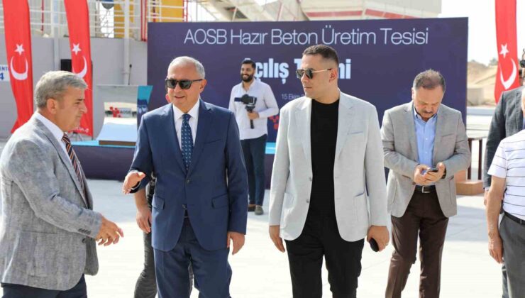 Adana OSB’de İkinci Beton Santrali Hizmete Girdi