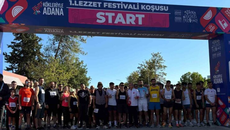 Adana’da Lezzet Festivali Koşusu yapıldı