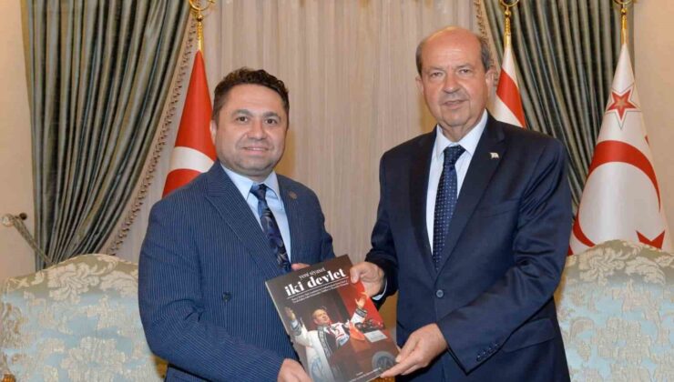 ALKÜ Rektörü Türkdoğan, KKTC Cumhurbaşkanı Tatar’ı ziyaret etti